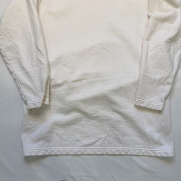 Athleta Yogi Pullover Hoodie XS Oversized High Low White Minimalist Comfy - Picture 10 of 13